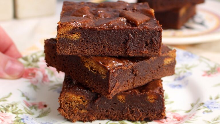 Como Fazer Brownie com Biscoito de Especiarias Cremoso e Intenso