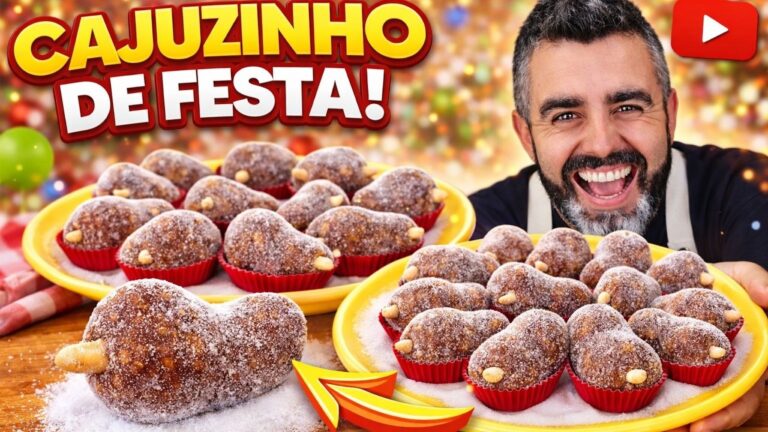 Cajuzinho de Festa Sem Fogo: Receita Fácil, Rápida e que Rende Muito