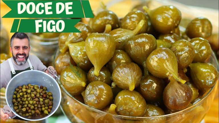 Como Fazer Doce de Figo em Calda Caseiro, Suculento e Delicioso