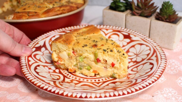 Como Fazer Torta Cremosa de Palmito Fácil e Fofinha