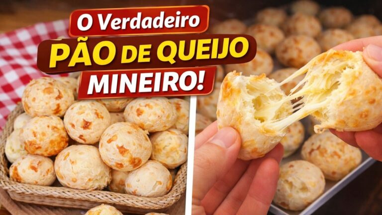 Como Fazer Pão de Queijo Mineiro Raiz Crocante por Fora e Macio por Dentro