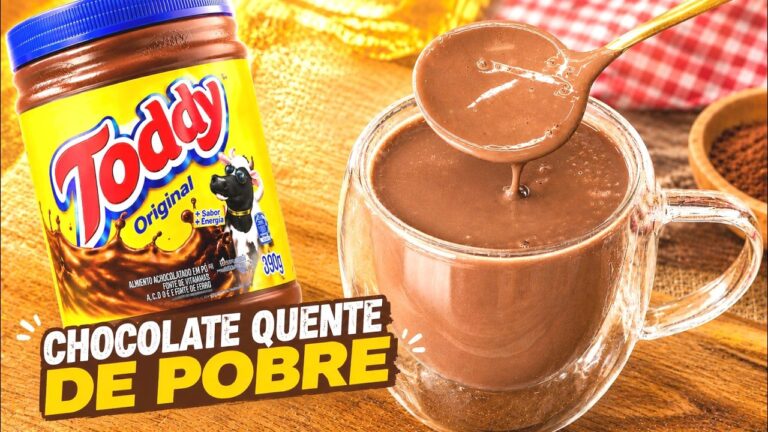 Chocolate Quente Cremoso Fácil com Achocolatado e Amido de Milho