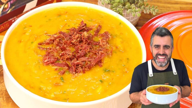 Caldo de Abóbora Cremoso com Carne Seca: Receita Fácil e Saborosa de Inverno