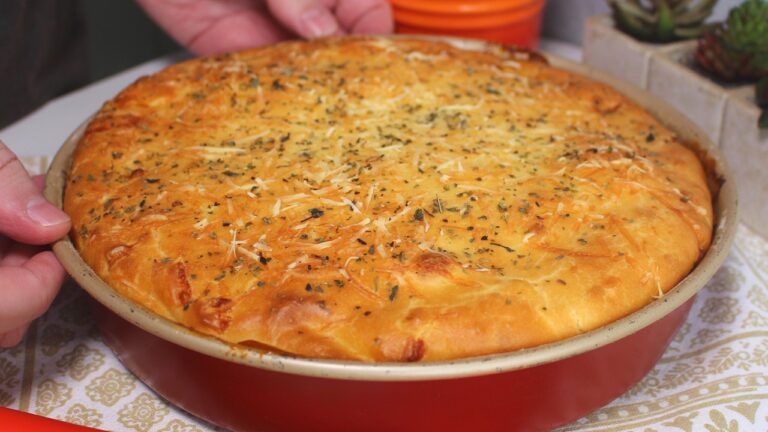 Como Fazer Torta de Carne com Queijo Fofinha e Recheio Cremoso