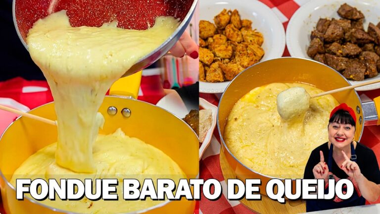Fondue de Queijo Barato e Fácil: Receita Econômica, Cremosa e Deliciosa