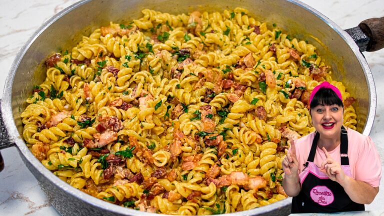Como Fazer Macarrão Cremoso com Bacon e Alho em Uma Panela Só