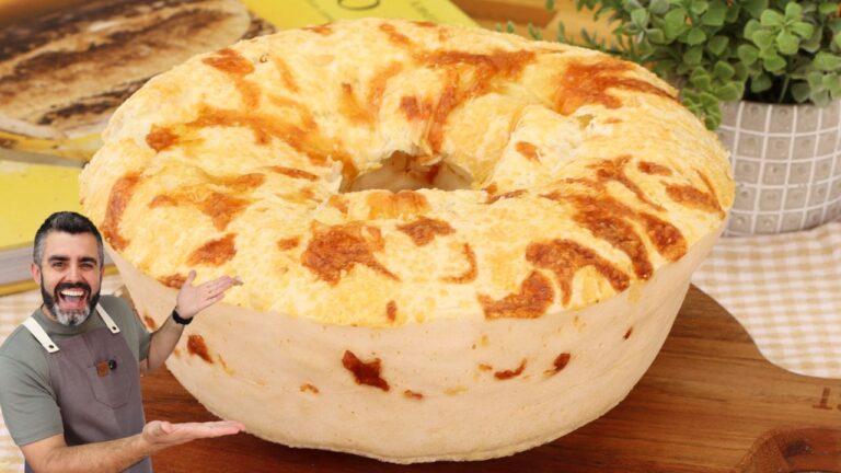 Como Fazer Bolo Pão de Queijo de Liquidificador que Não Murcha