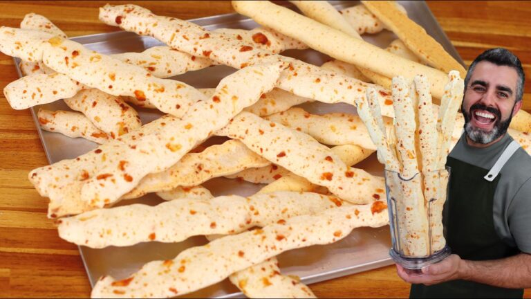 Palitinhos de Polvilho no Liquidificador: Receita Fácil, Rápida e Crocante
