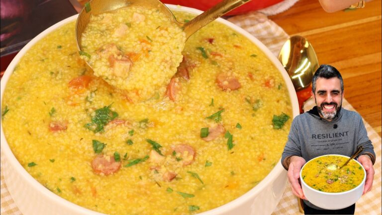 Canjiquinha Cremosa com Bacon e Calabresa: Receita Fácil e Perfeita para o Frio