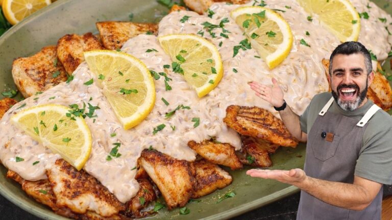 Como Fazer Filé de Peixe Cremoso Fácil e Delicioso na Frigideira