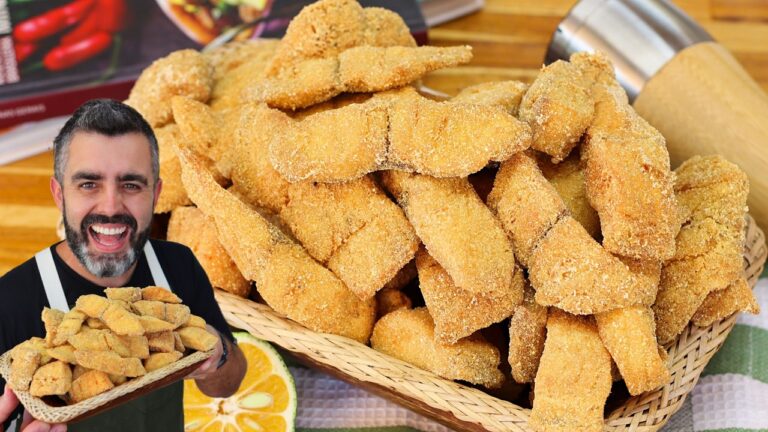 Como Fazer Filé de Peixe Frito Empanado Sequinho e Crocante